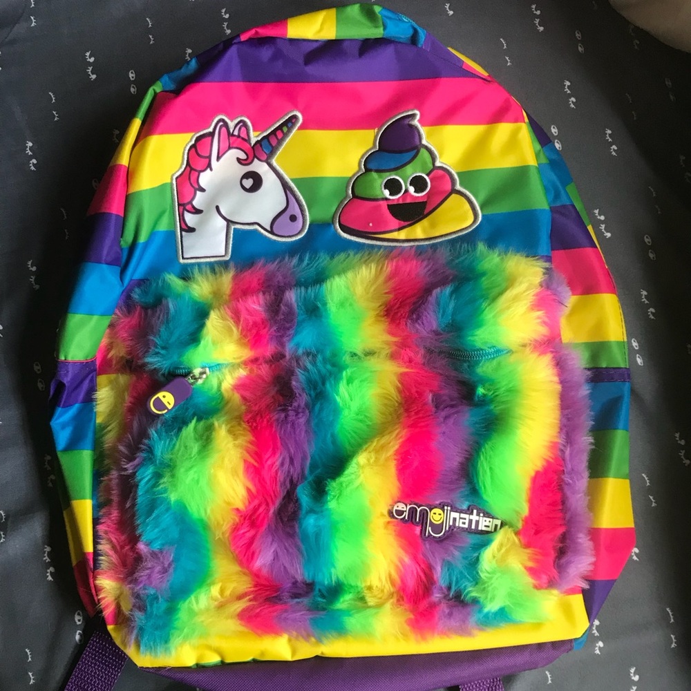 Rainbow Emoji Rave Backpack